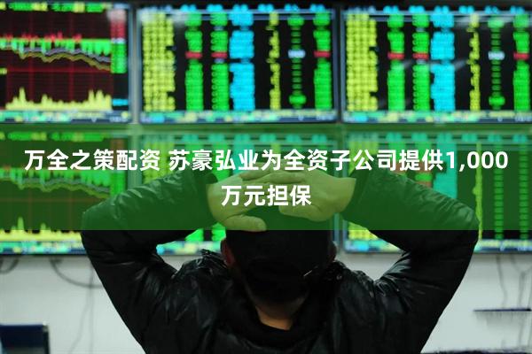 万全之策配资 苏豪弘业为全资子公司提供1,000万元担保