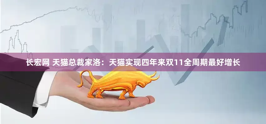 长宏网 天猫总裁家洛：天猫实现四年来双11全周期最好增长