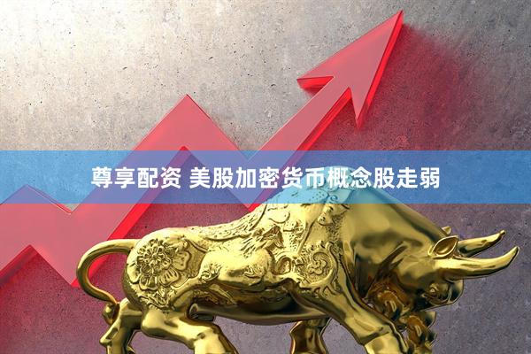 尊享配资 美股加密货币概念股走弱